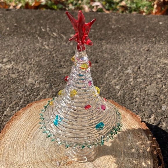Vintage Hand blown glass tree - Picture 5 of 11